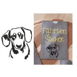 Stickdatei - Dackel 2 Silhouette